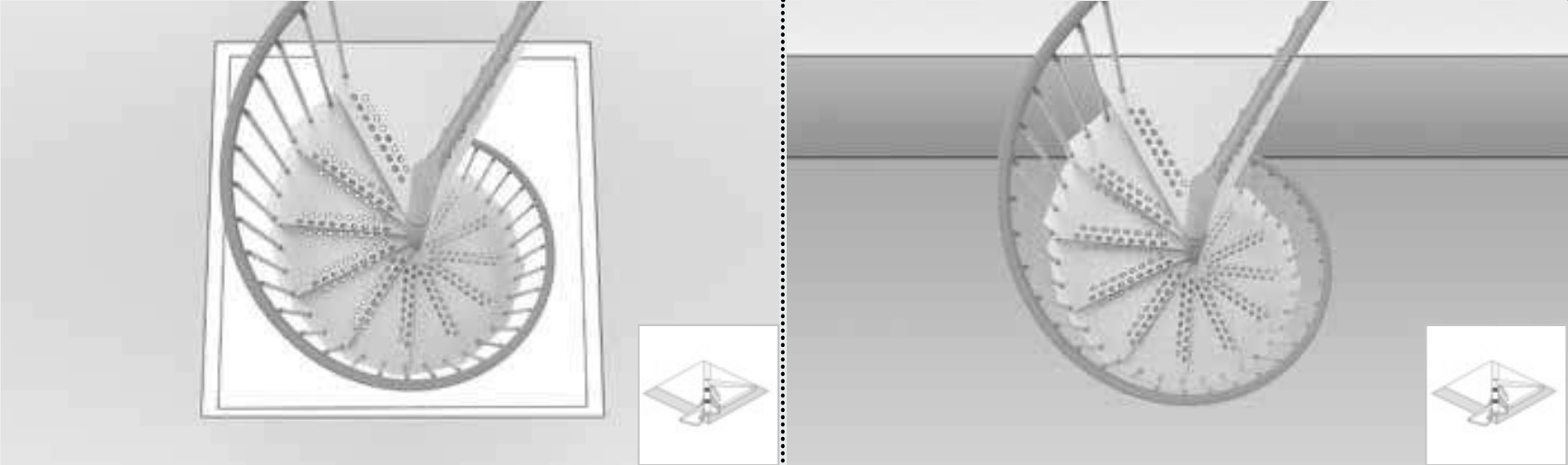 Buy Theexterior Zink Kit Spiral Staircase Kit Spiral Staircases