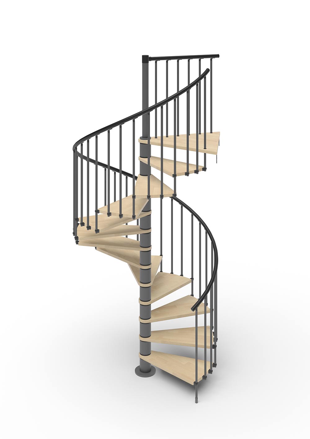 Phola_Spiral-staircase-Natural-and-dark-grey-steel