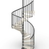 Phola_Spiral-staircase-White-and-dark-grey-steel