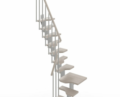 Mini_Stair-L-Shape-(1-turn)-11-Steps_Dove-87_Silver-Grey