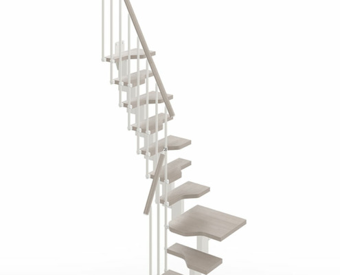 Mini_Stair-L-Shape-(1-turn)-11-Steps_Dove-87_White