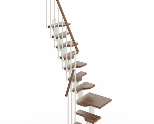 Mini_Stair-L-Shape-(1-turn)-11-Steps_Walnut-25_White