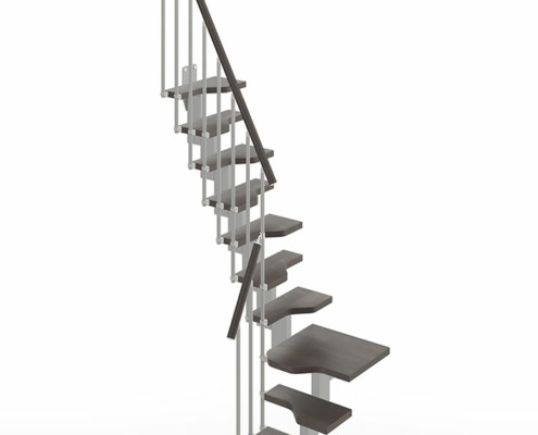 Mini_Stair-L-Shape-(1-turn)-11-Steps_Wenge-23_Silver-Grey