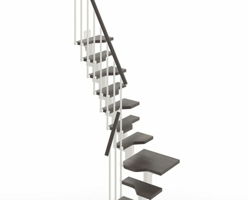 Mini_Stair-L-Shape-(1-turn)-11-Steps_Wenge-23_White