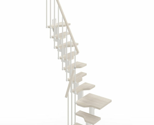 Mini_Stair-L-Shape-(1-turn)-11-Steps_White-84_White